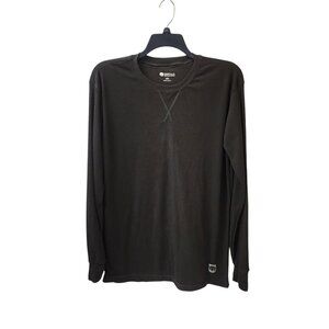 Buffalo Outdoors Workwear Thermal Waffle Knit Shirt Long Sleeve Men's 2XL Grey